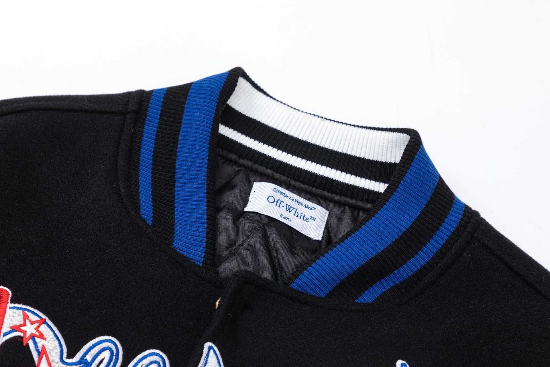 OFF WHITE Logo-Embroidered Jacket