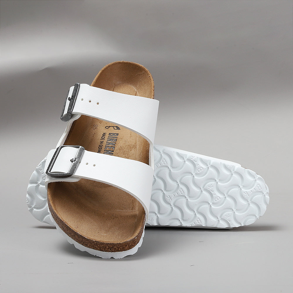 BIRKENSTOCK - ARIZONA 552681 - WHITE SANDALS