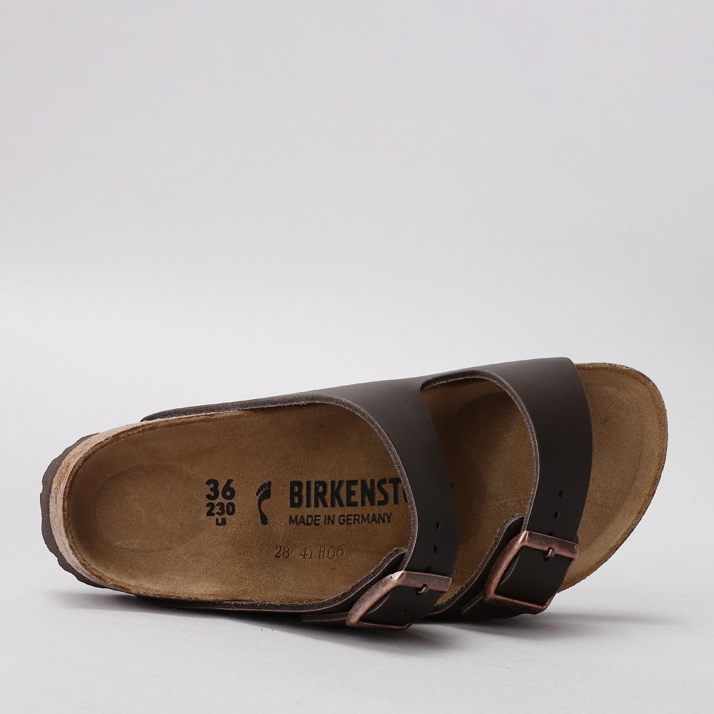 BIRKENSTOCK - ARIZONA 51103 - DK BROWN SMOOTH LEATHER NARROW