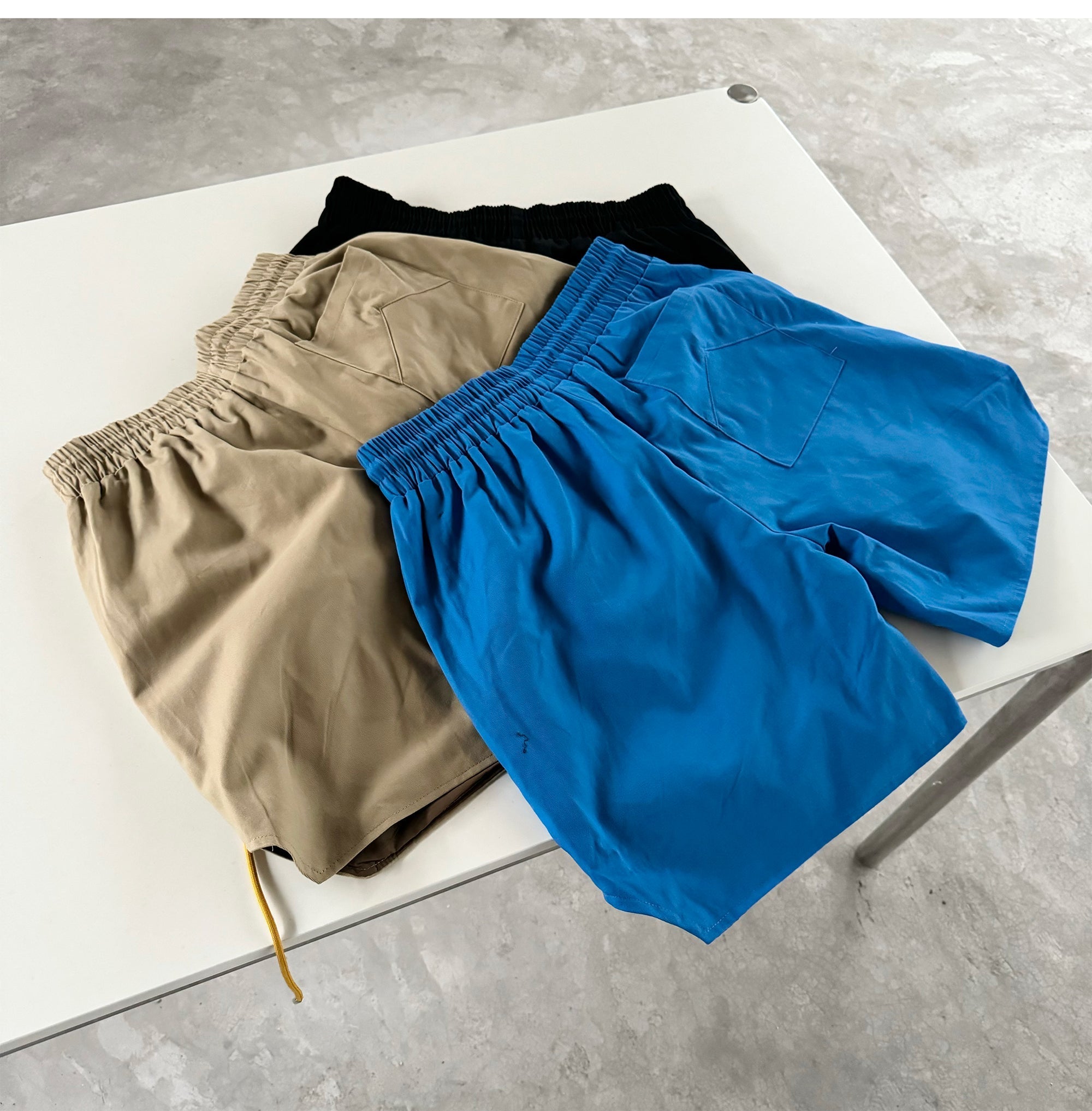 RHUDE logo-print drawstring swim Shorts